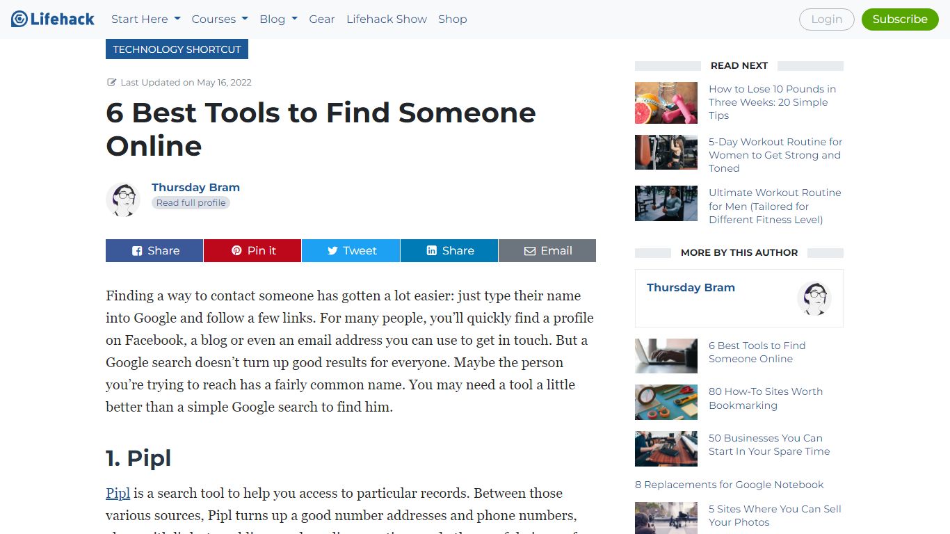 6 Best Tools to Find Someone Online - Lifehack